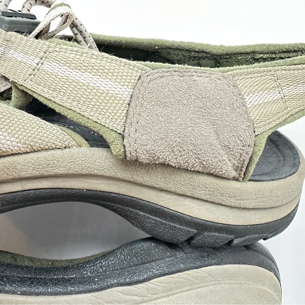 Keen‎ Hybrid Hiking  Sandals in Olive and Beige.